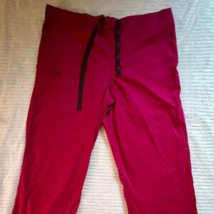 Women's Size XL Medium Couture EZ Flex Magenta Scrub Pants